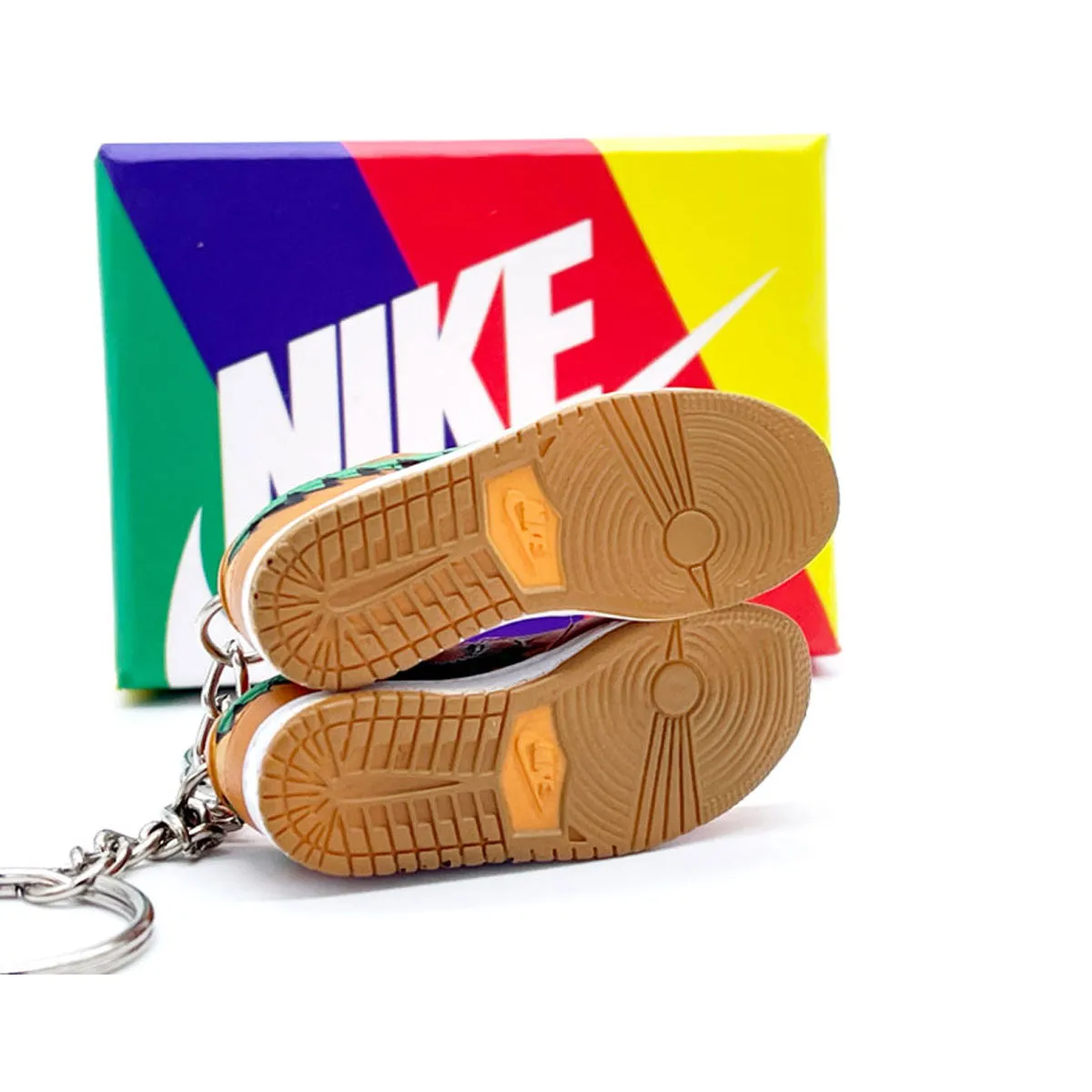 3D Sneaker Keychain- Nike SB Dunk Low Grateful Dead Bears Orange Pair