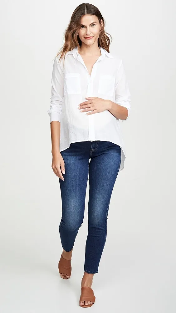 7 For All Mankind   The Ankle Skinny Maternity Jeans 