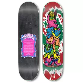 8.5 Red Tie-Dye Bears Deck