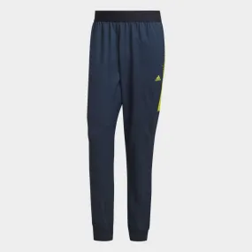 Adidas Men's Designed 2 Move Aeroready Pants Crew Navy/Acid Yellow