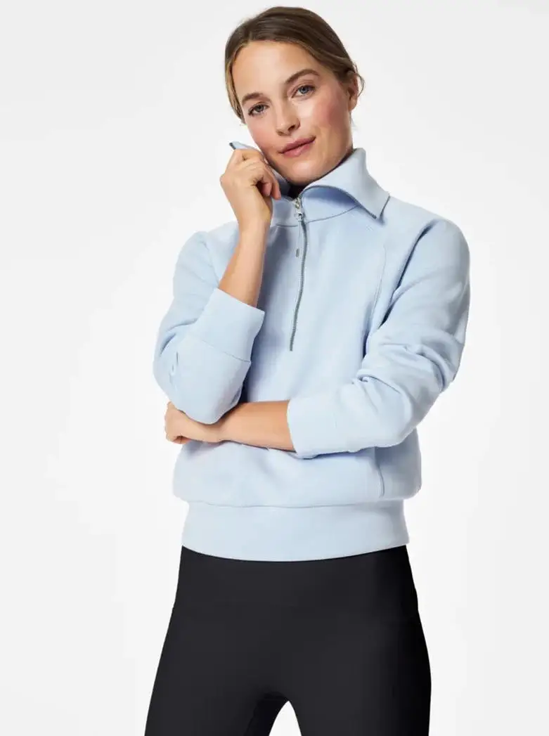 Air Essentials Spanx Half Zip - Oxford