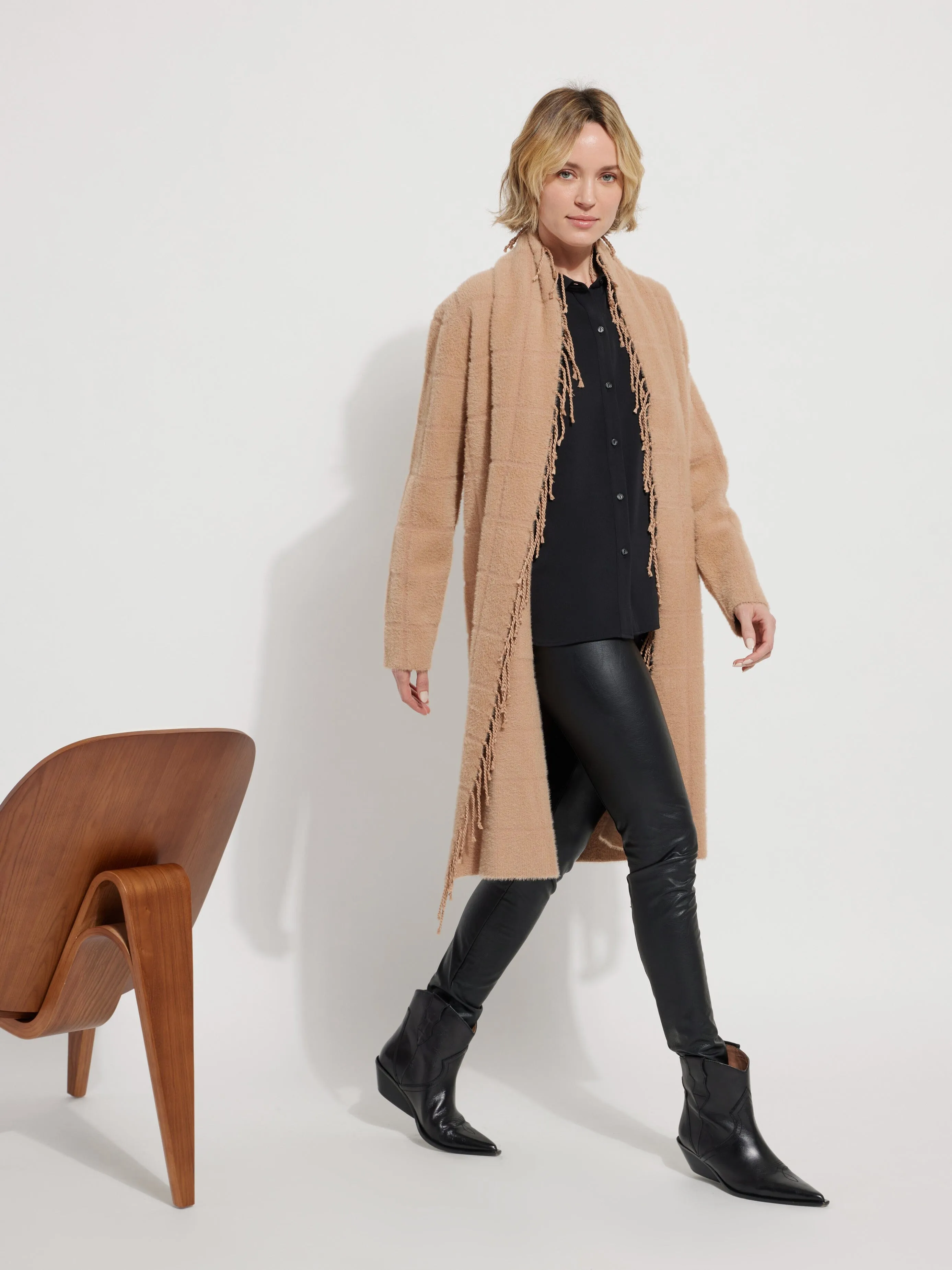 Alice Fringe Sweater Coat