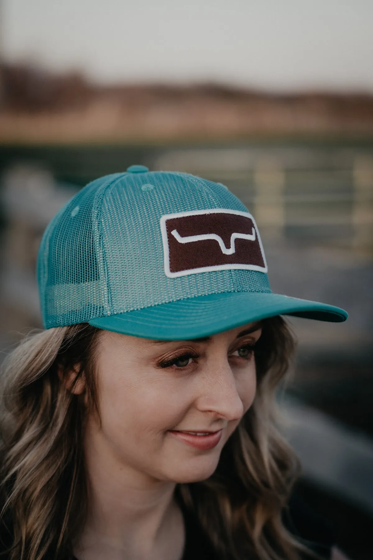 All-Mesh Kimes Ranch Trucker Hat {Teal}