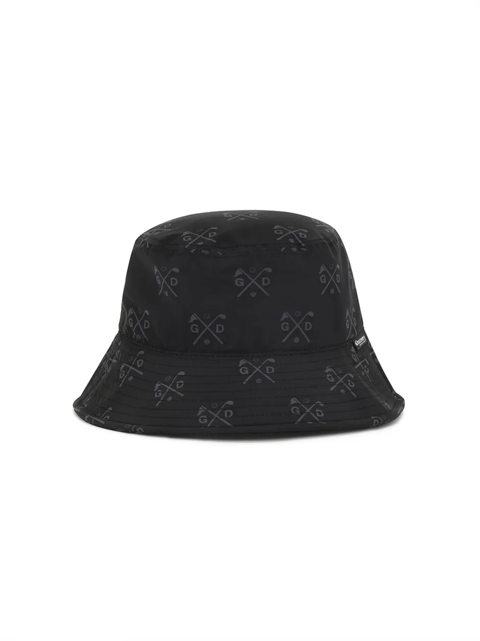 All Over Print BUCKET Hat Black