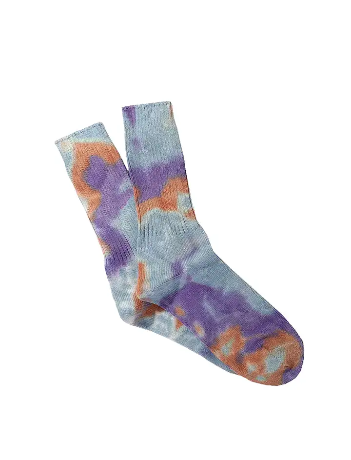 Anonymous Ism Tie Dye Crew Socks Brick