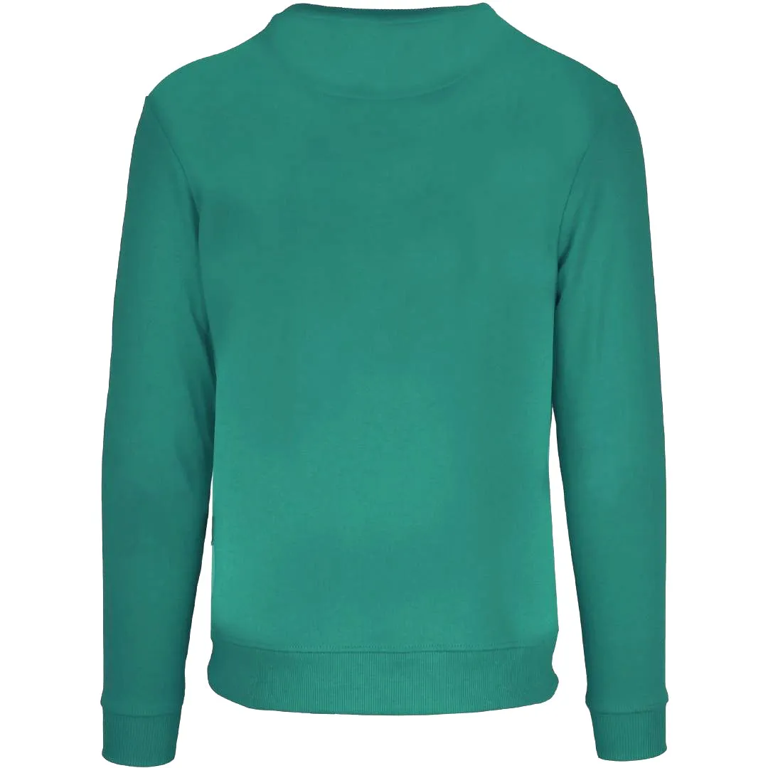 Aquascutum Bold London Logo Green Sweatshirt