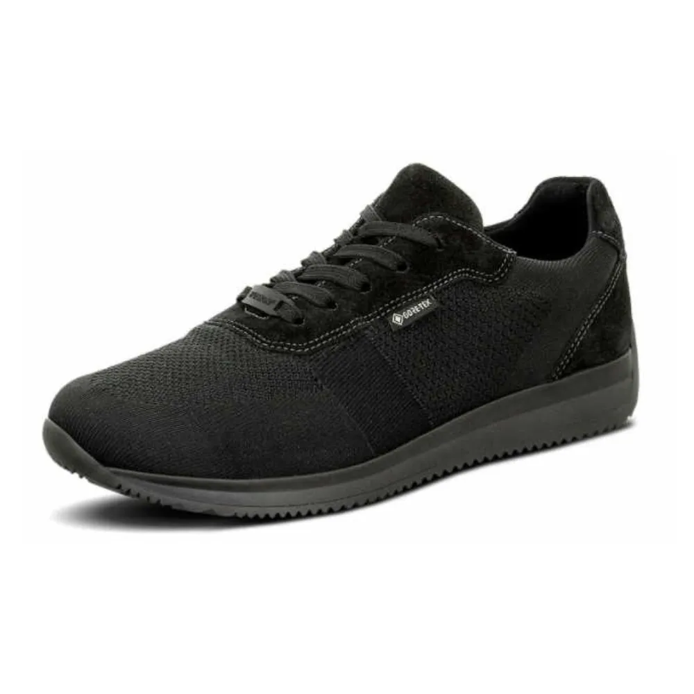 Ara Logan Black Knitted Sneaker (Men's)