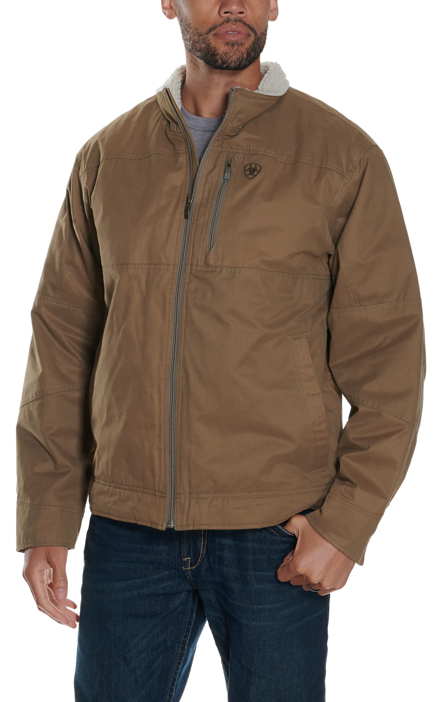 Ariat Men's Tan Grizzly Canvas Jacket