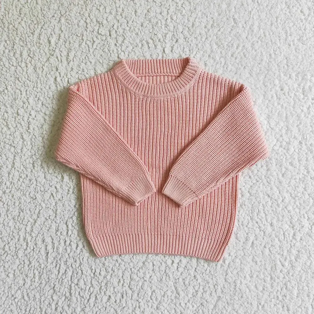 Baby Girl’s Pink Fall Sweater