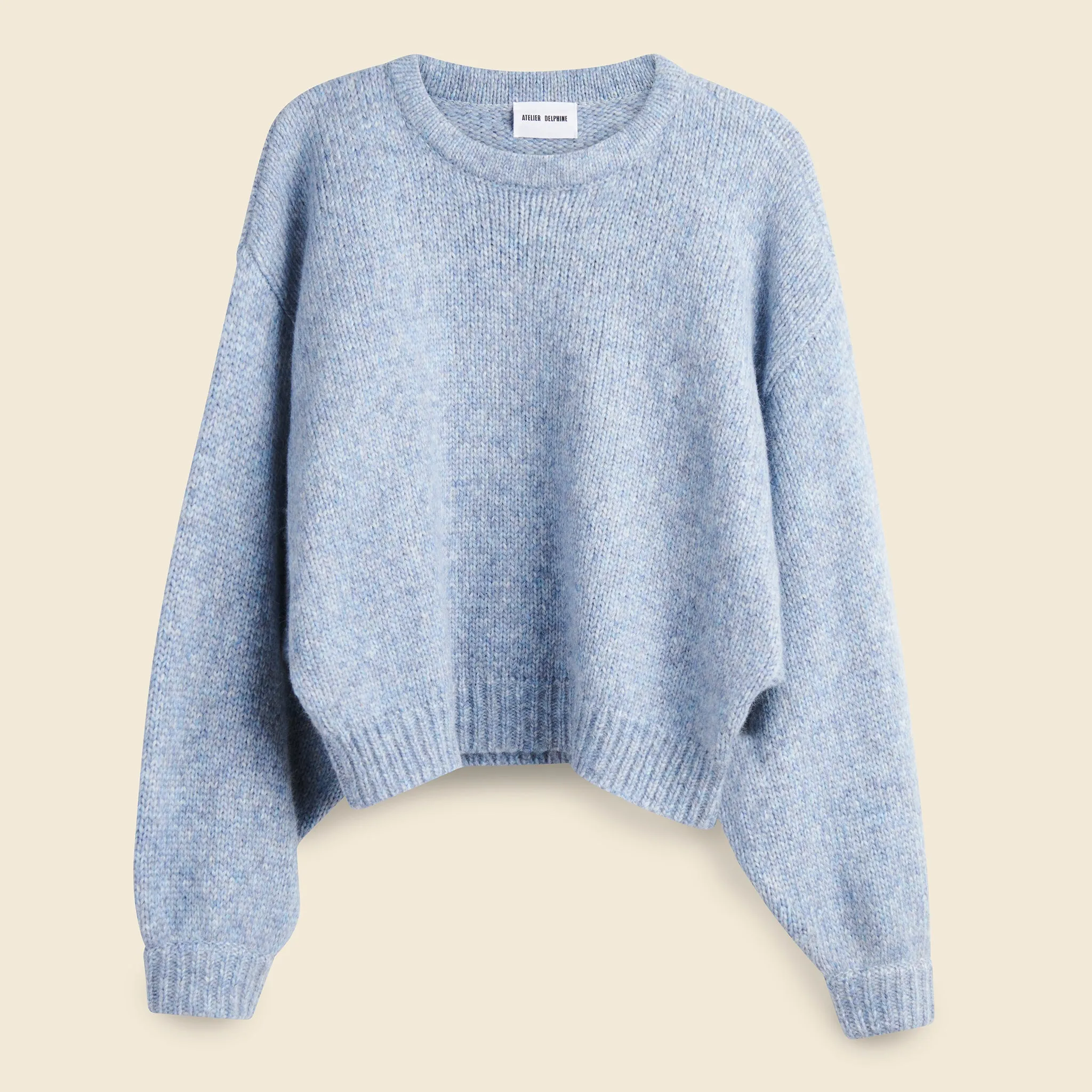 Balloon Sleeve Sweater - Spring Sky