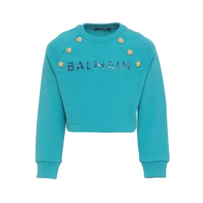 Balmain Sweatshirt Light Blue