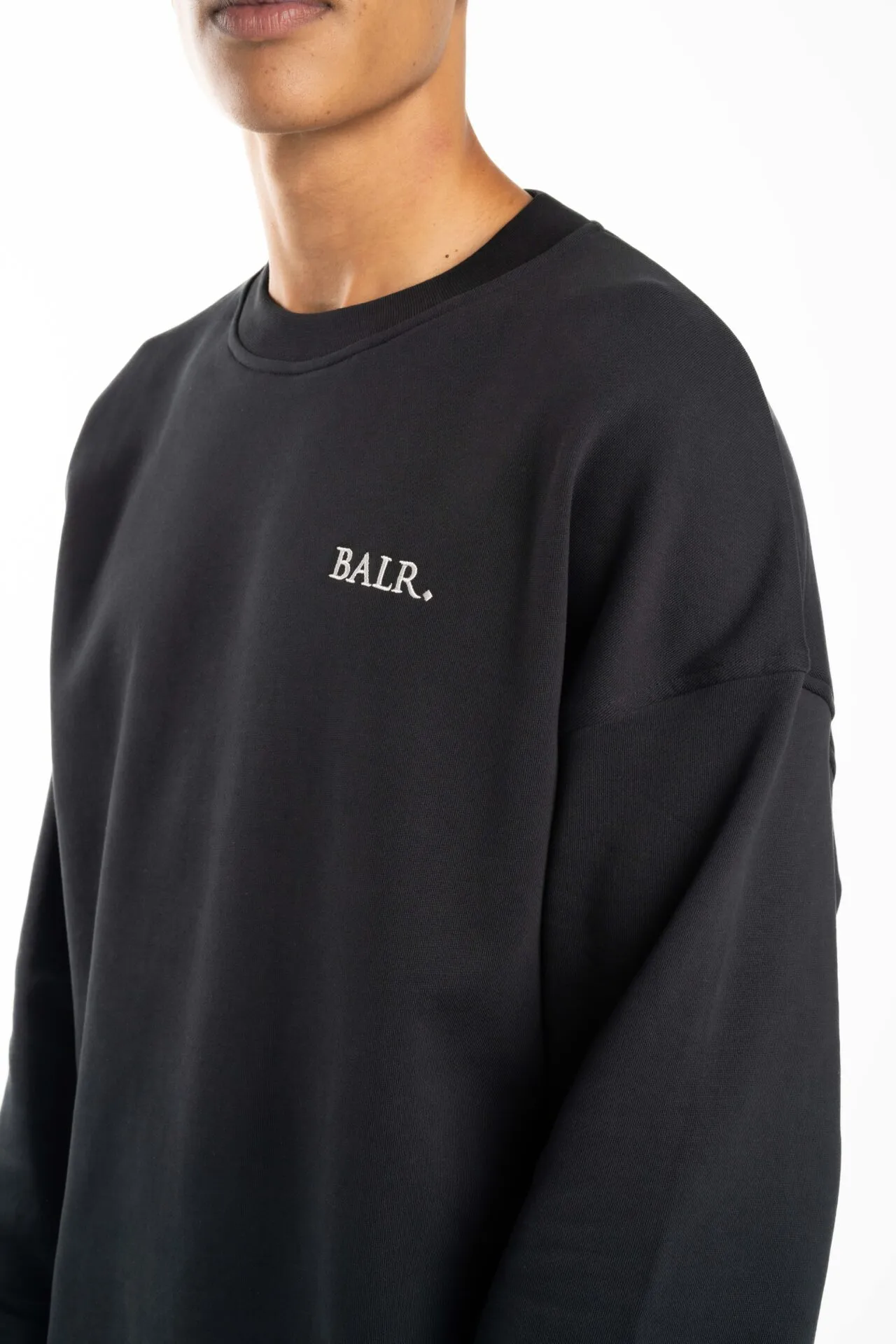 BALR Men’s Game of God’s Box Fit Crew Neck B1262.1078 Jet Black