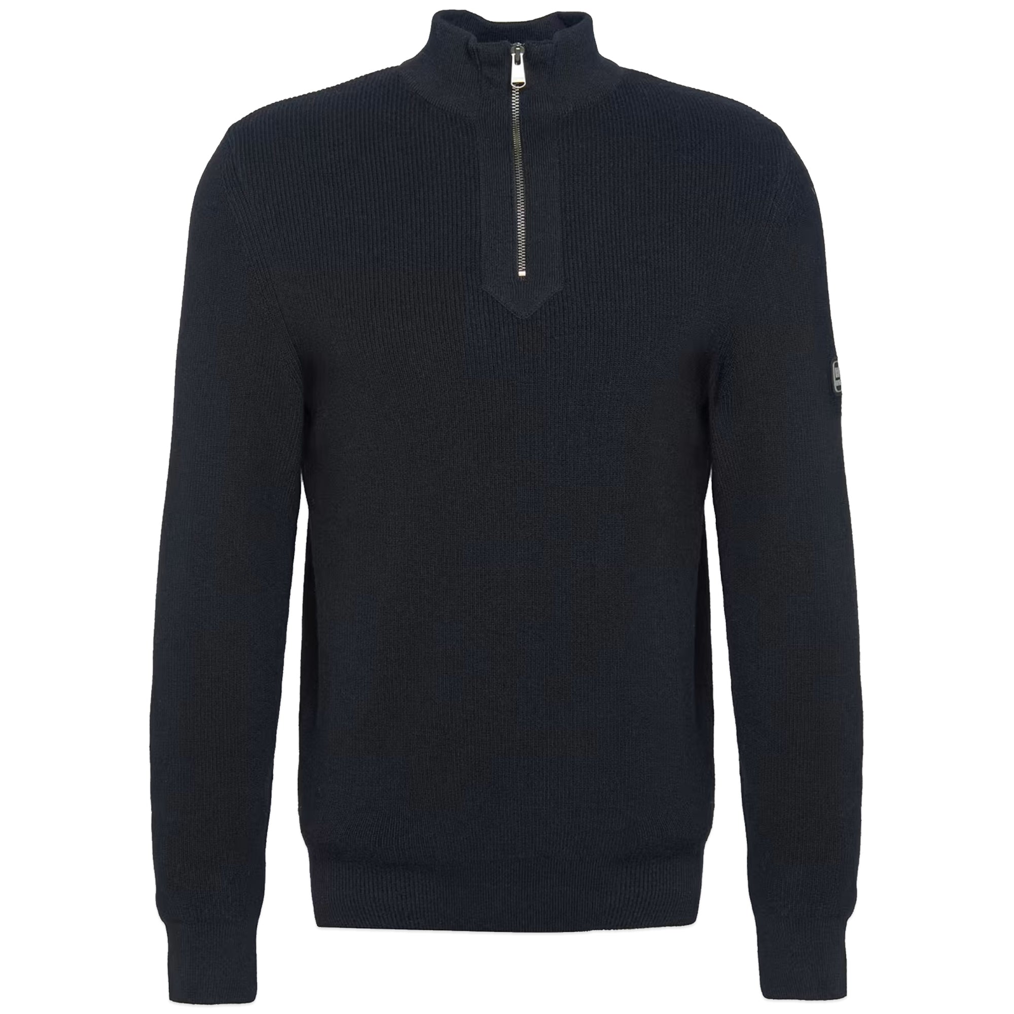 Barbour International Corser Half Zip Knit - Black