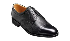 Barker Staines Toe-Cap Shoe -  Black Softie