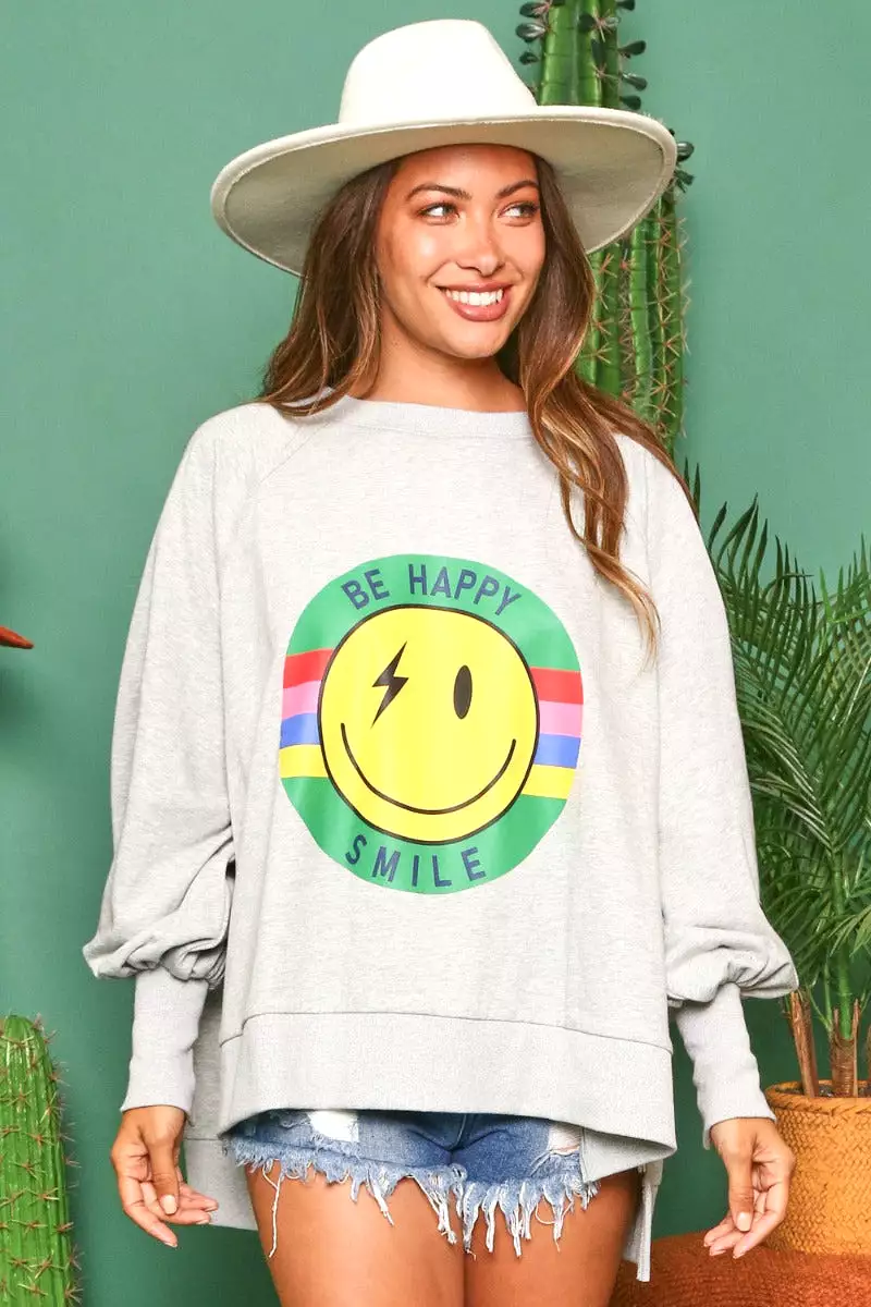 Be Happy Smile Sweatshirt