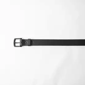 Belt 1.25: Black w/ Nickel Matte / 34