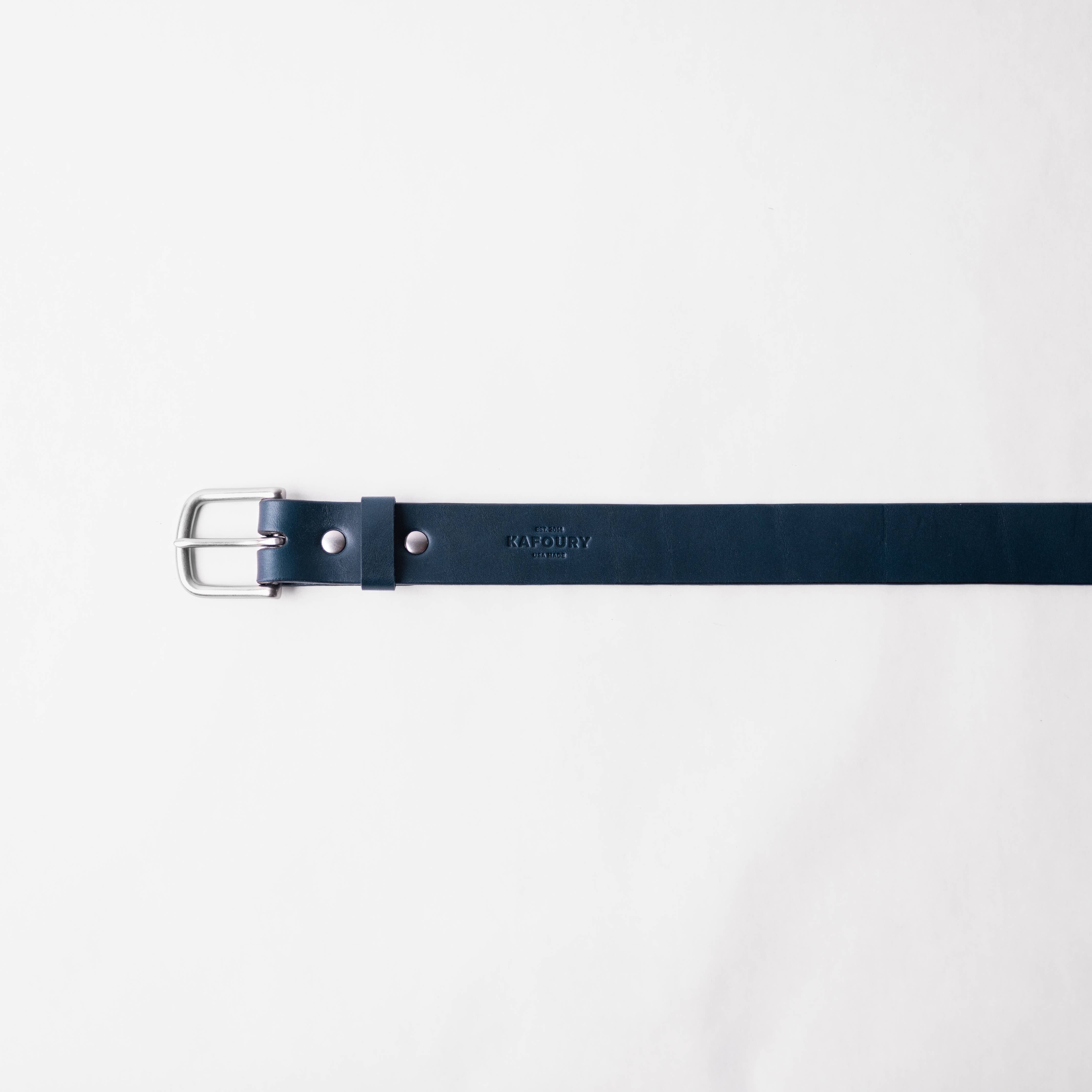 Belt 1.25: Black w/ Nickel Matte / 34