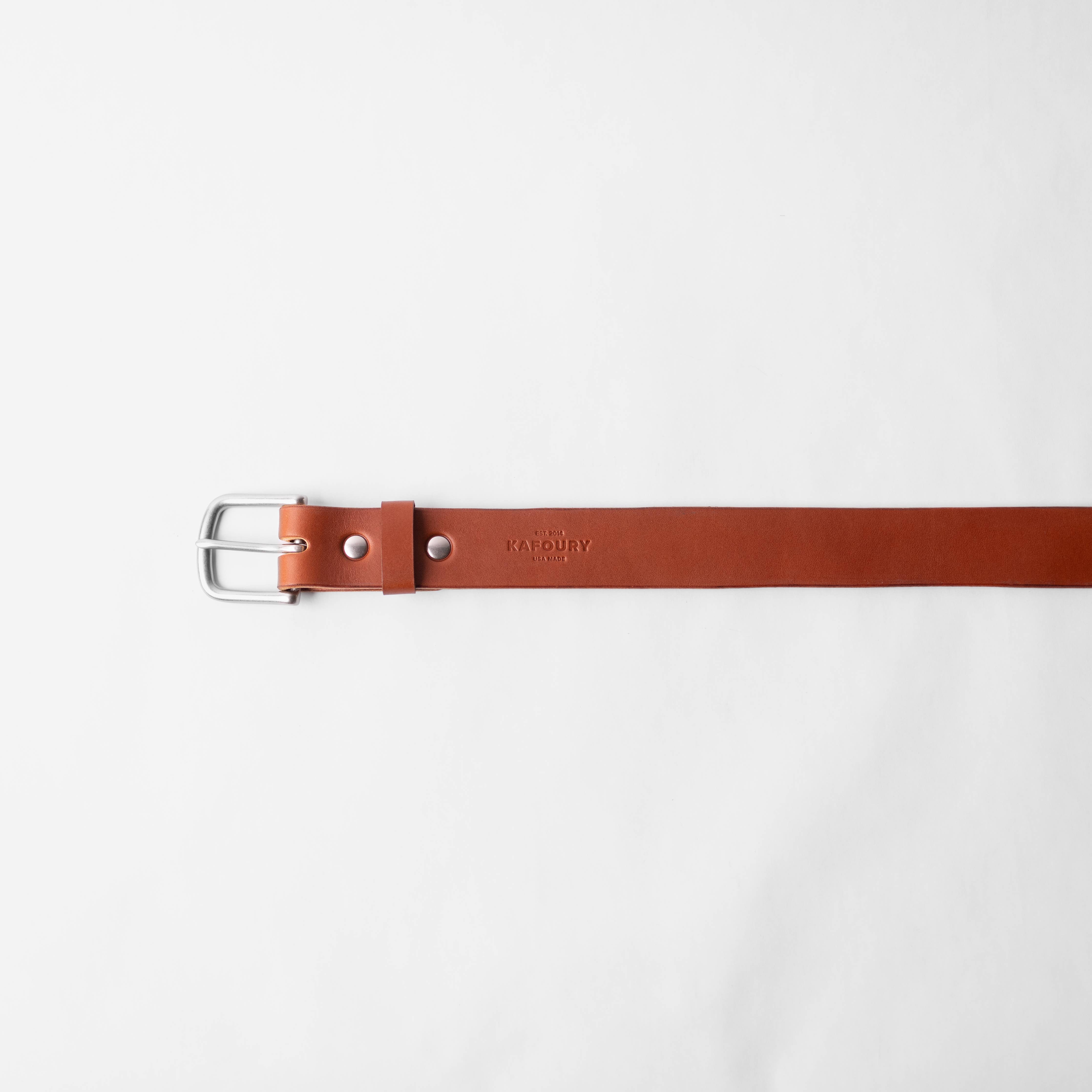 Belt 1.25: Black w/ Nickel Matte / 34