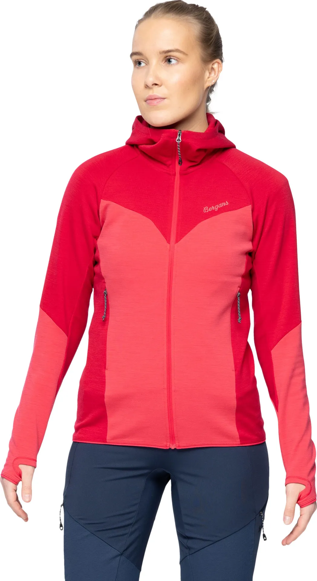 Bergans Women's Tind Merino Hood Jacket  Alpine Rose/Light Alpine Rose | Buy Bergans Women's Tind Merino Hood Jacket  