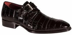 Berlin Alligator Monkstrap by Mezlan