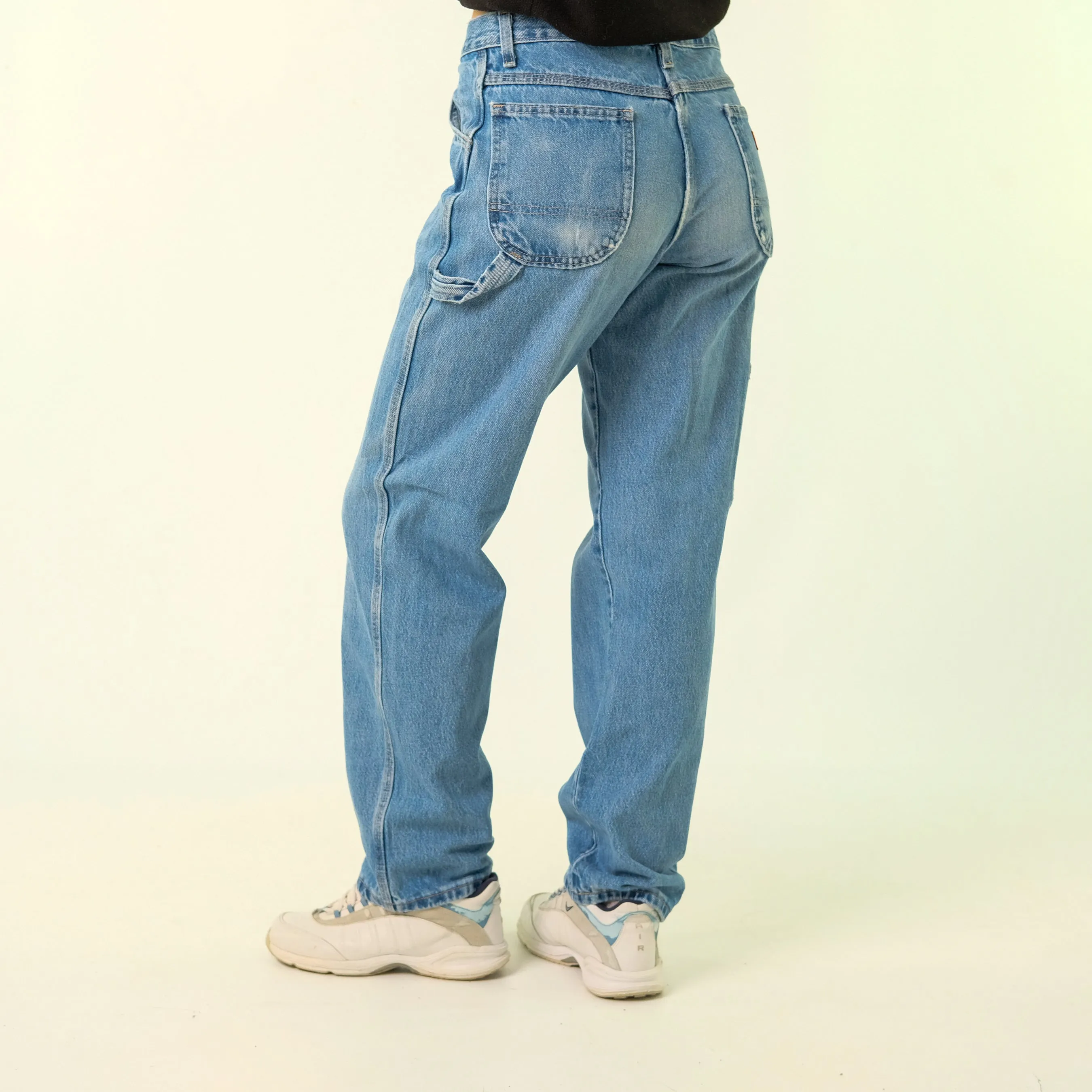 Blue y2ks Dickies Denim Carpenter Baggy Jeans Pants (30x32)