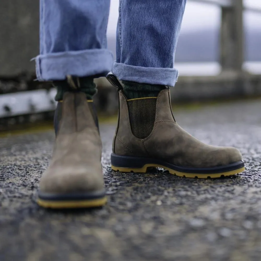 Blundstone #1944 Rustic Brown/Mustard Chelsea Boot