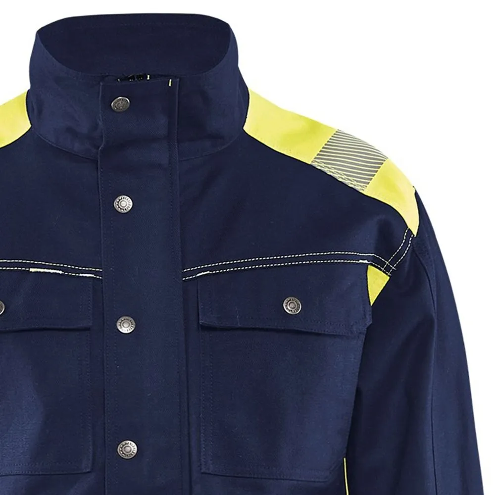 Blåkläder 4095-1370 Craftsman Jacket - Navy/High Vis Yellow