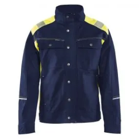 Blåkläder 4095-1370 Craftsman Jacket - Navy/High Vis Yellow