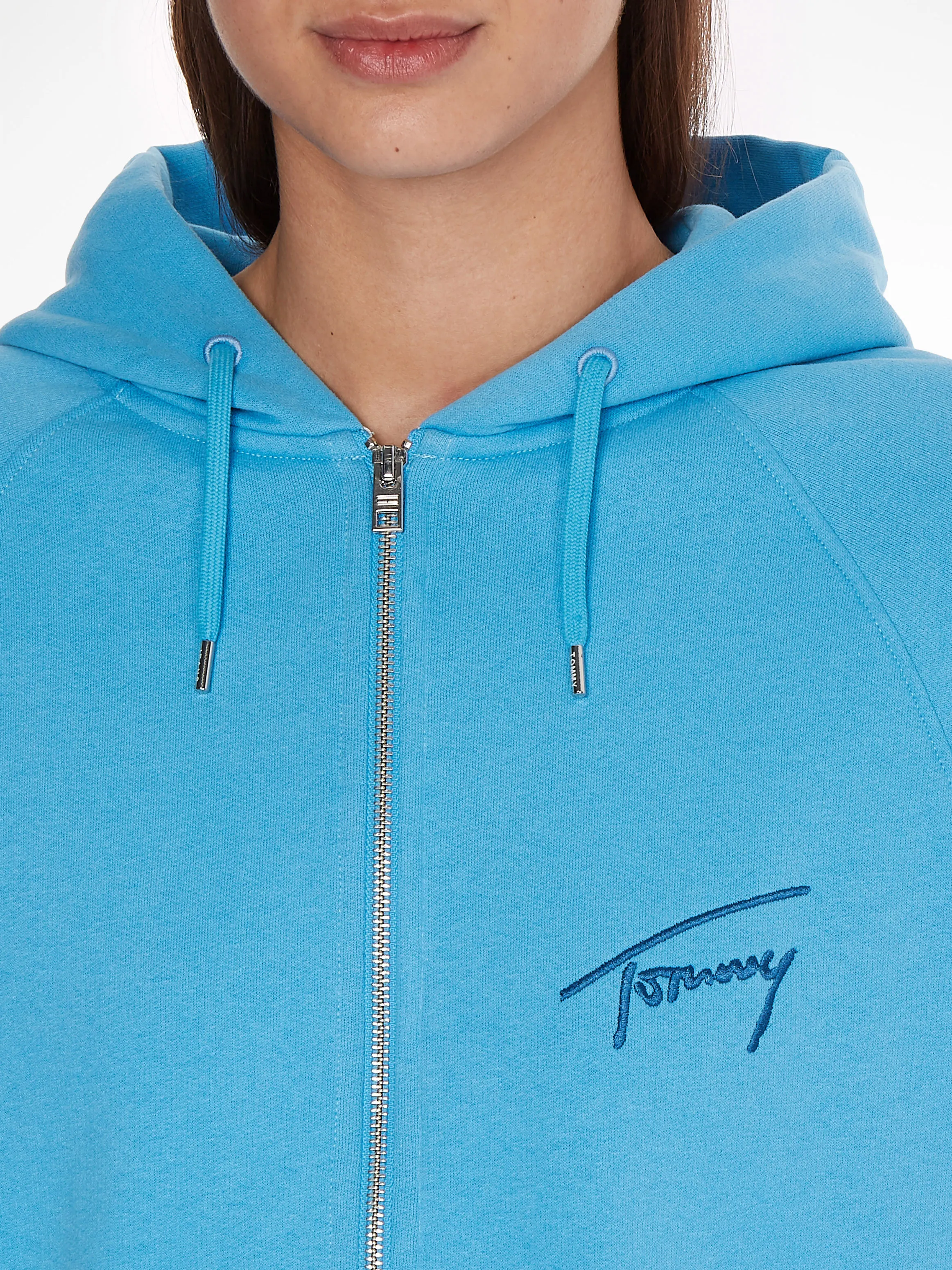 Boxy Zip-Thru Hoodie | Sweatshirts & Hoodies | Tommy Hilfiger