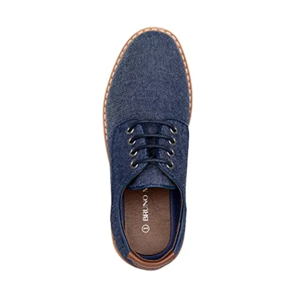 Boys' Causal Denim Lace-Up Oxfords