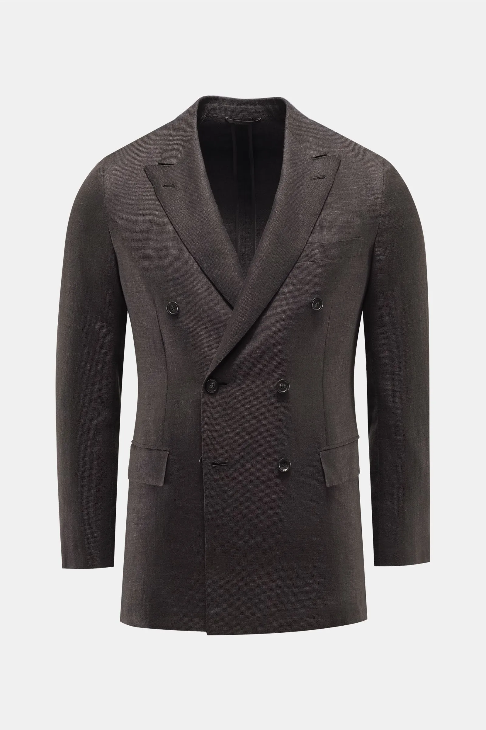 BRIONI smart-casual jacket 'Plume' dark brown