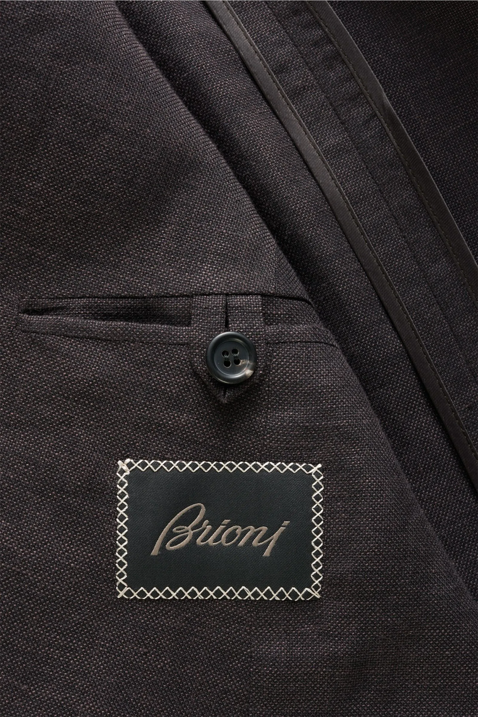 BRIONI smart-casual jacket 'Plume' dark brown