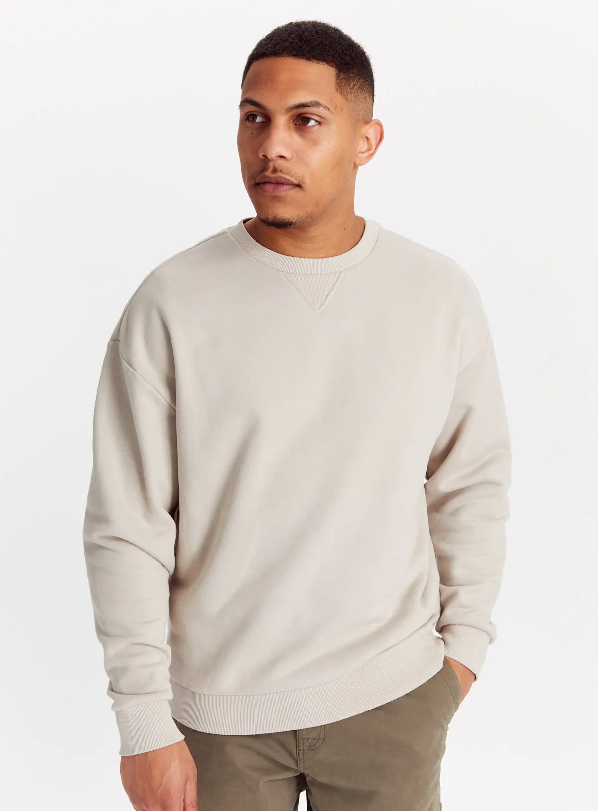 Buy Grey Dropped Shoulder Sweatshirt XXL | Sweatshirts and hoodies | Tu