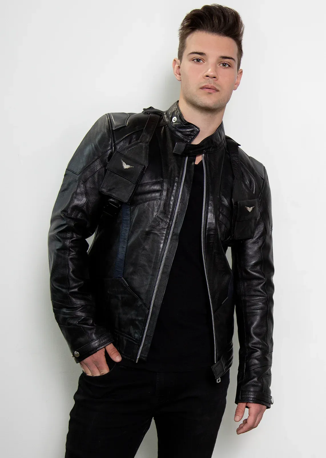 Buy Mens Soldier 76 Limited Edition Leather Jacket Black | LucaJackets