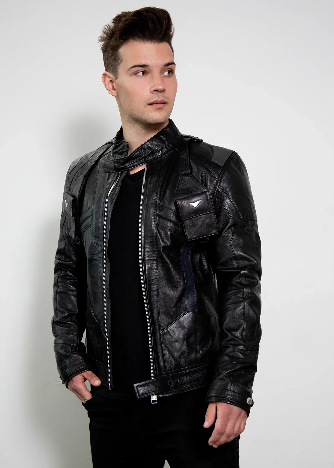 Buy Mens Soldier 76 Limited Edition Leather Jacket Black | LucaJackets