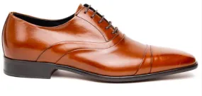 Calzoleria Toscana Z211 Cap Toe Oxfords Mahogany