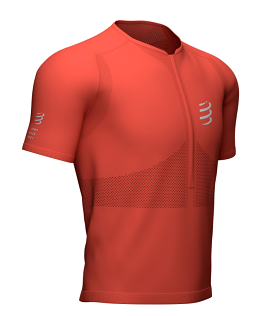 Camiseta Compressport Trail Half-Zip Fitted SS