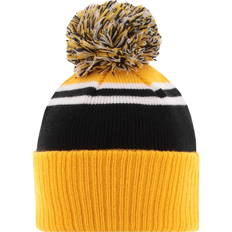 Canyon Bobble Hat Black / Amber / White