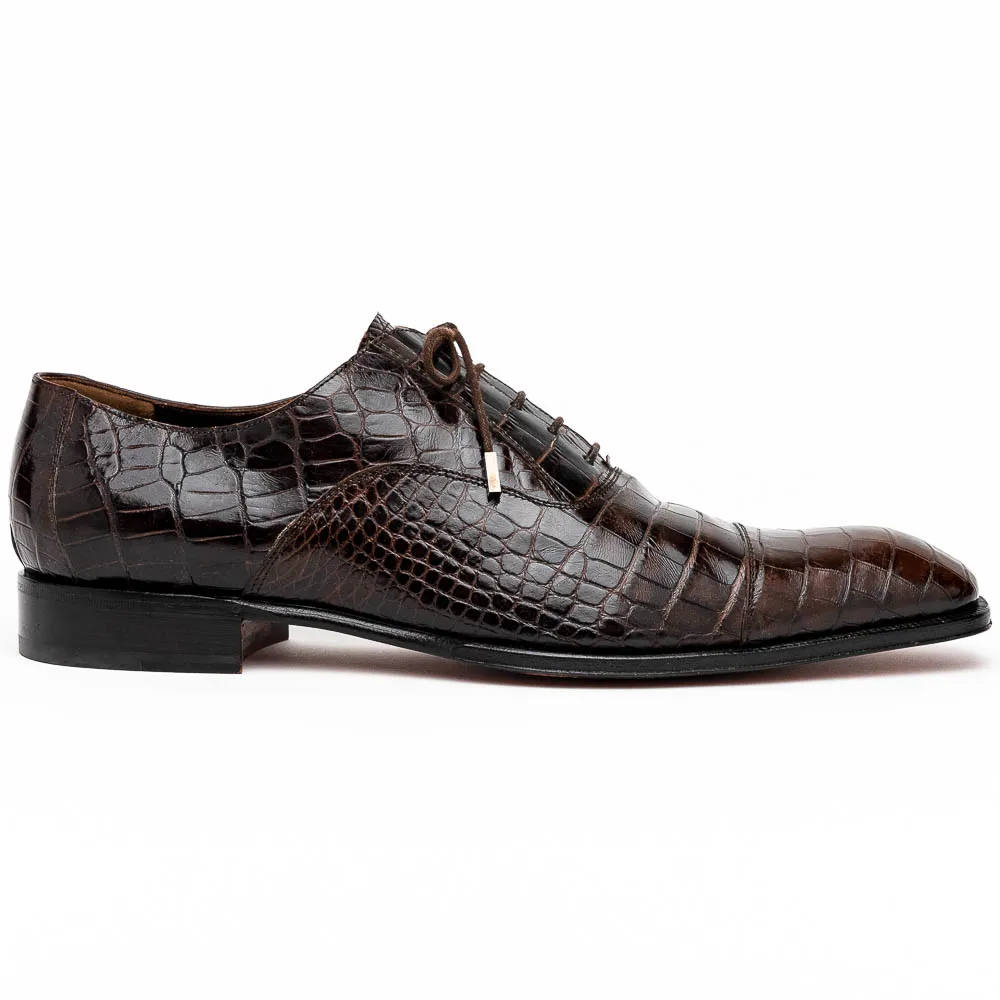 Caporicci 1114 Alligator Oxfords TD Moro