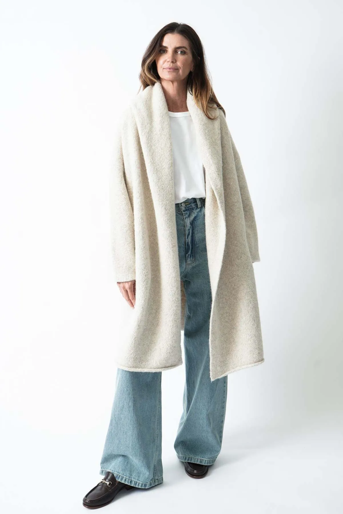 Capote Coat - Ecru