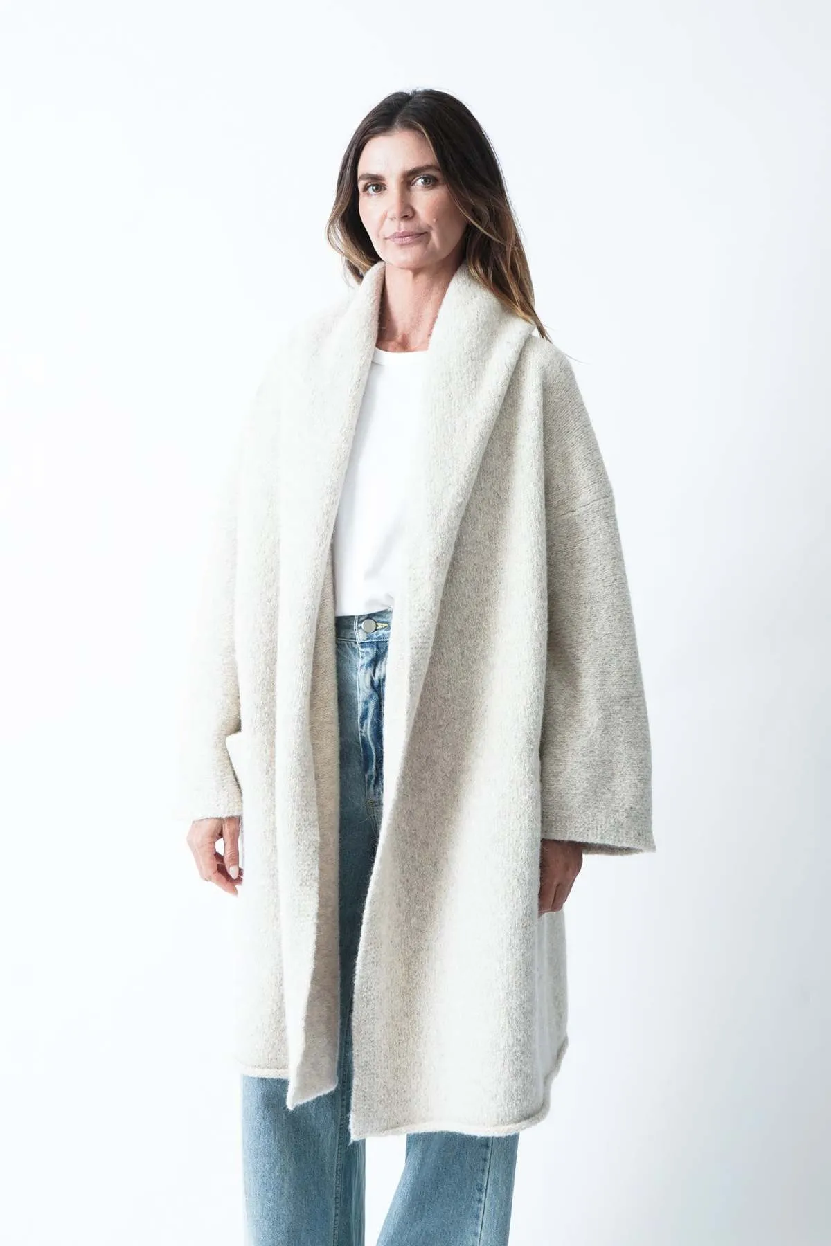 Capote Coat - Ecru