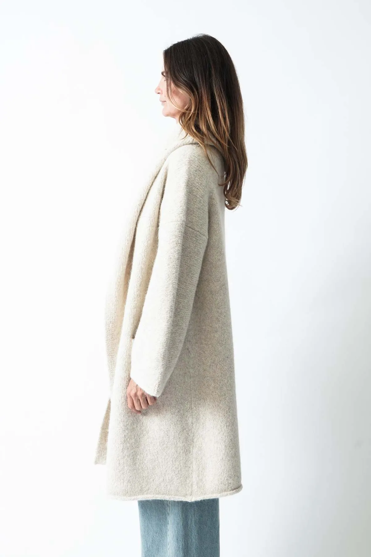 Capote Coat - Ecru