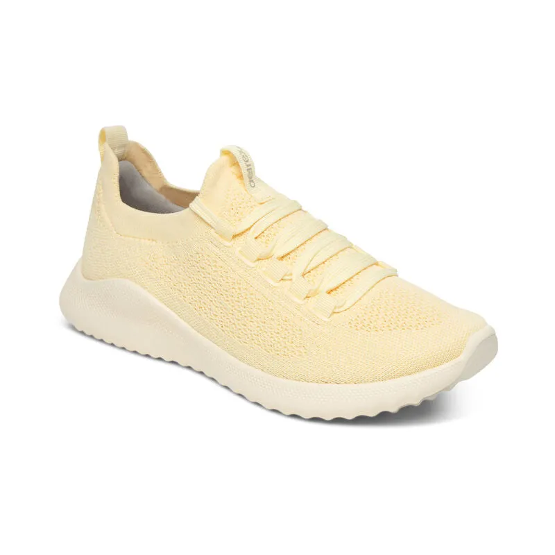  Carly Lace Up Sneaker in Lemon CLOSEOUTS  