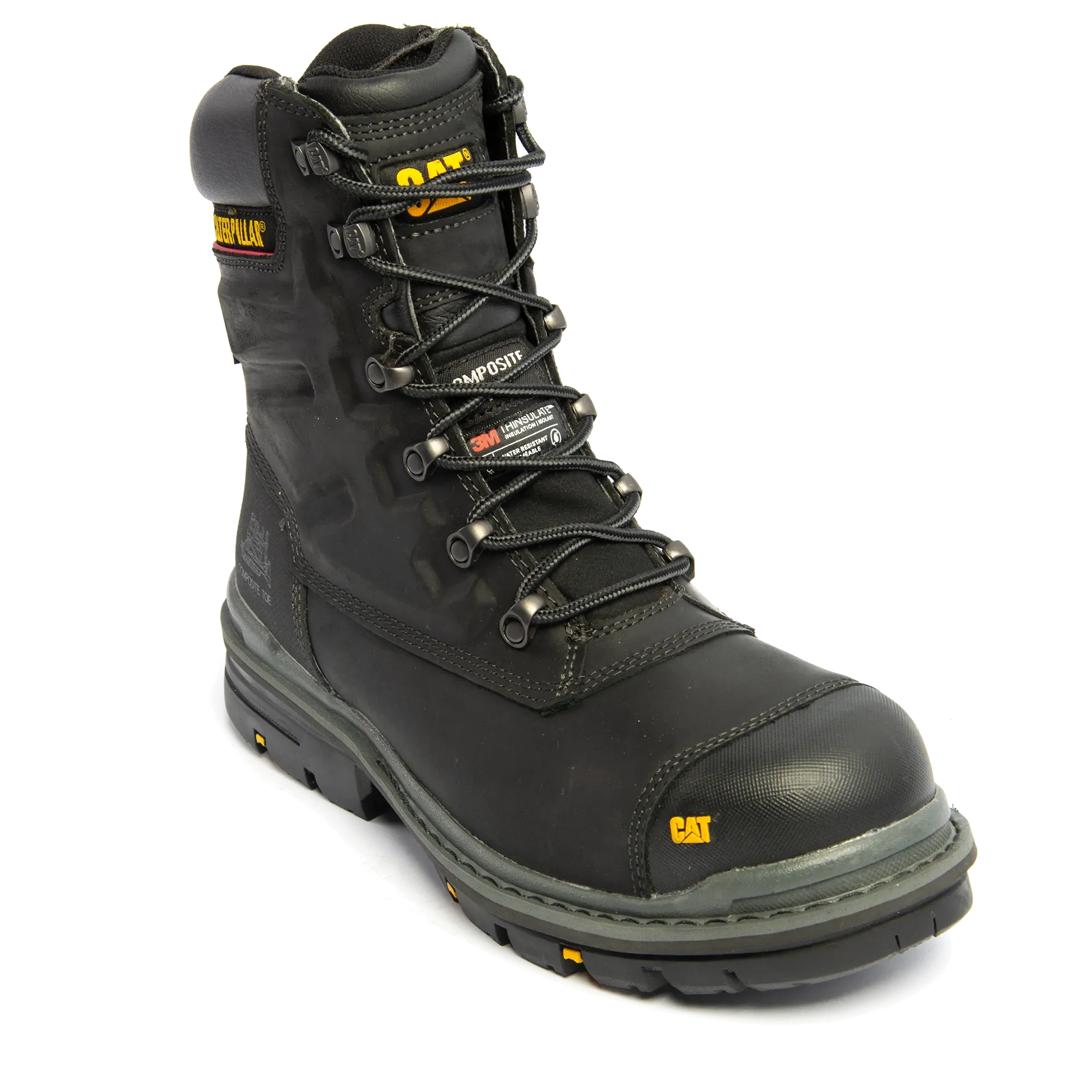 CAT 7064 S3/SRC/HRO Premier 8 Black Safety Boot