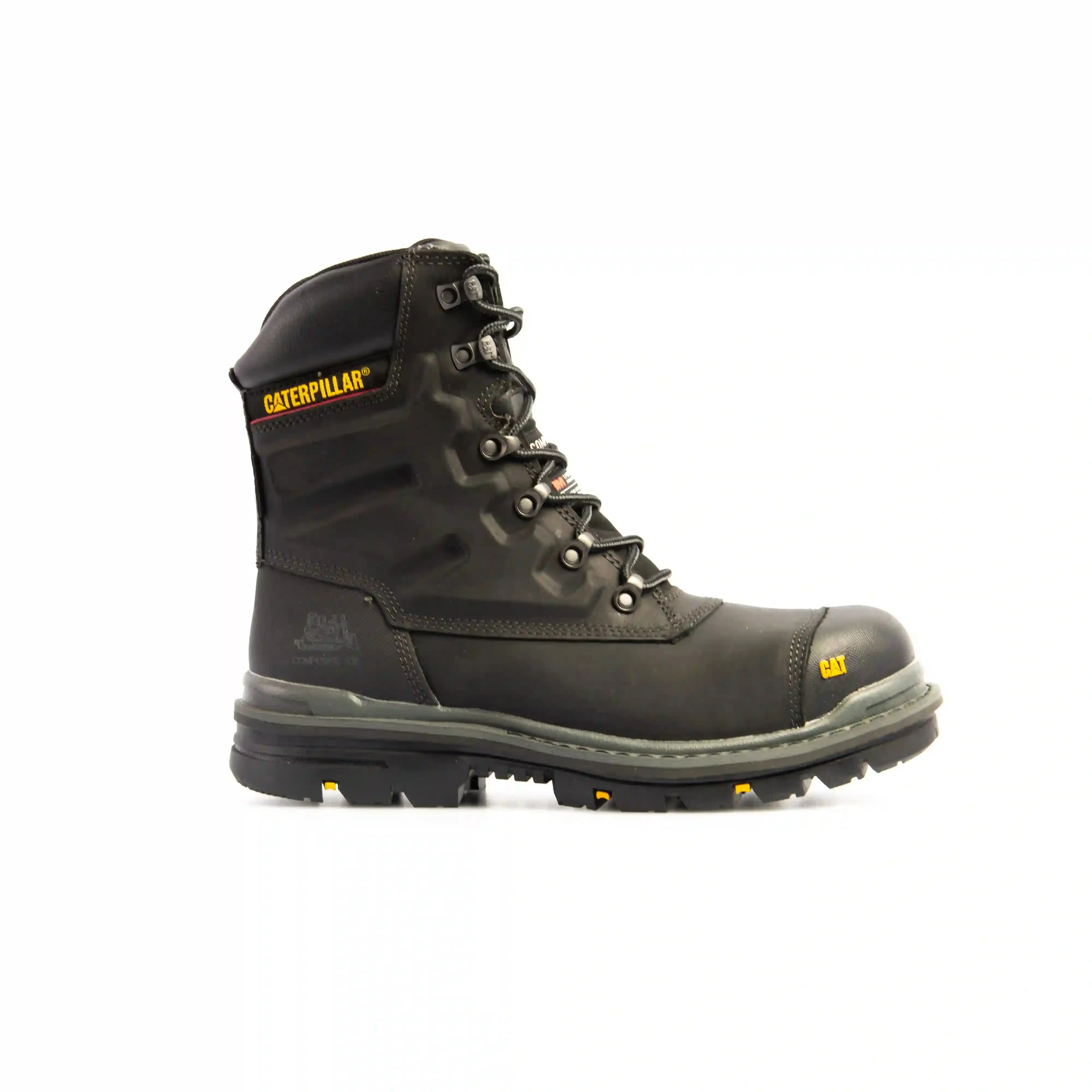 CAT 7064 S3/SRC/HRO Premier 8 Black Safety Boot