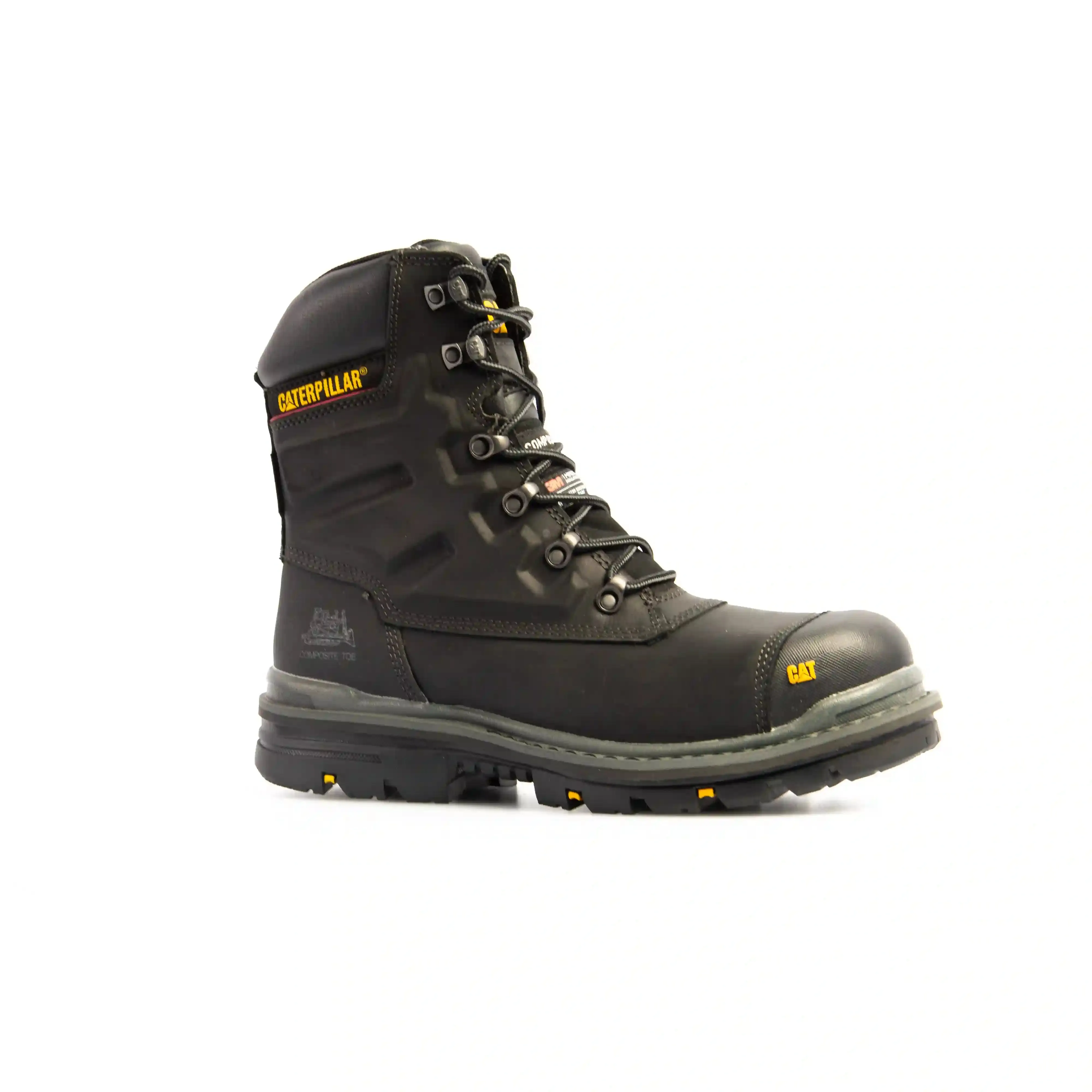 CAT 7064 S3/SRC/HRO Premier 8 Black Safety Boot