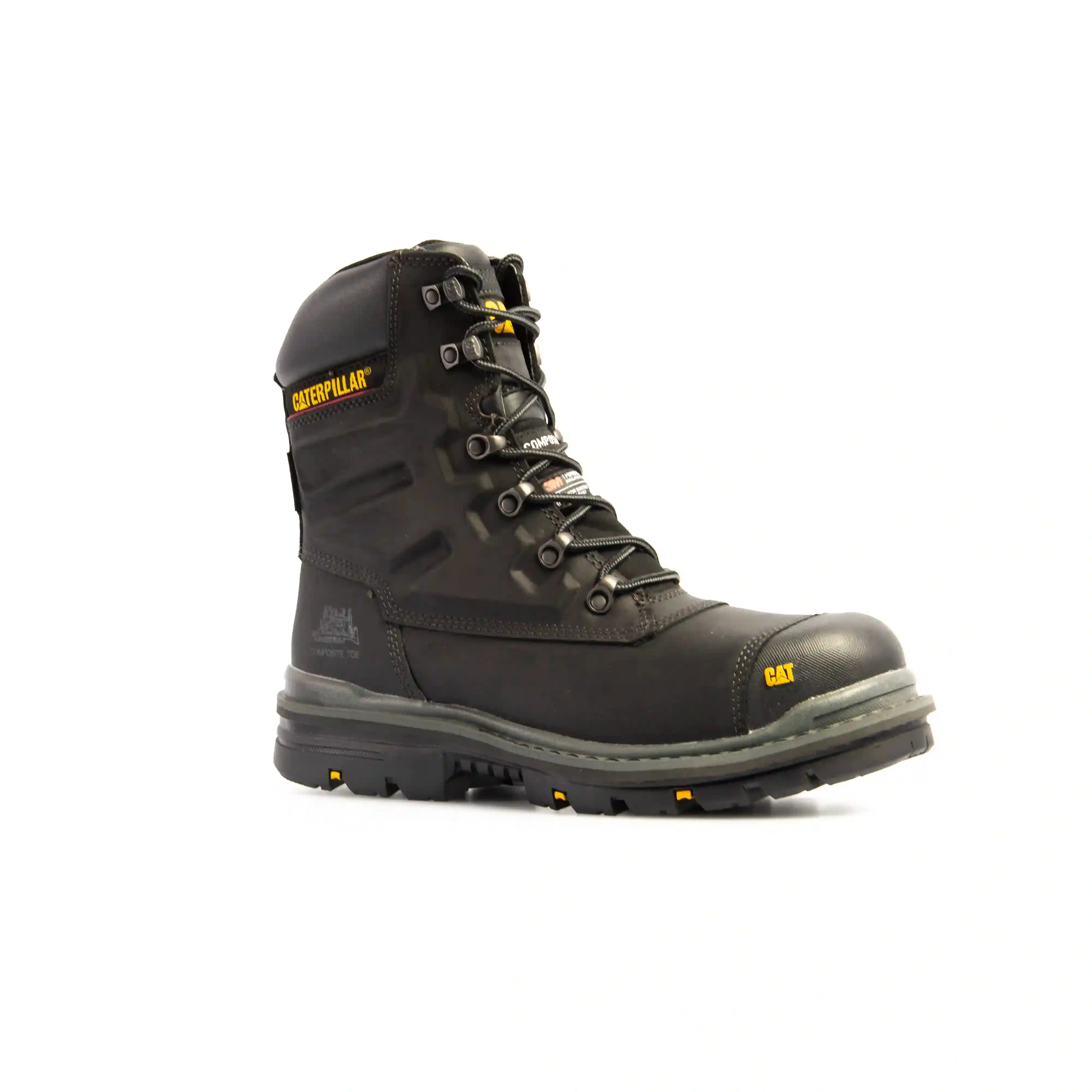 CAT 7064 S3/SRC/HRO Premier 8 Black Safety Boot