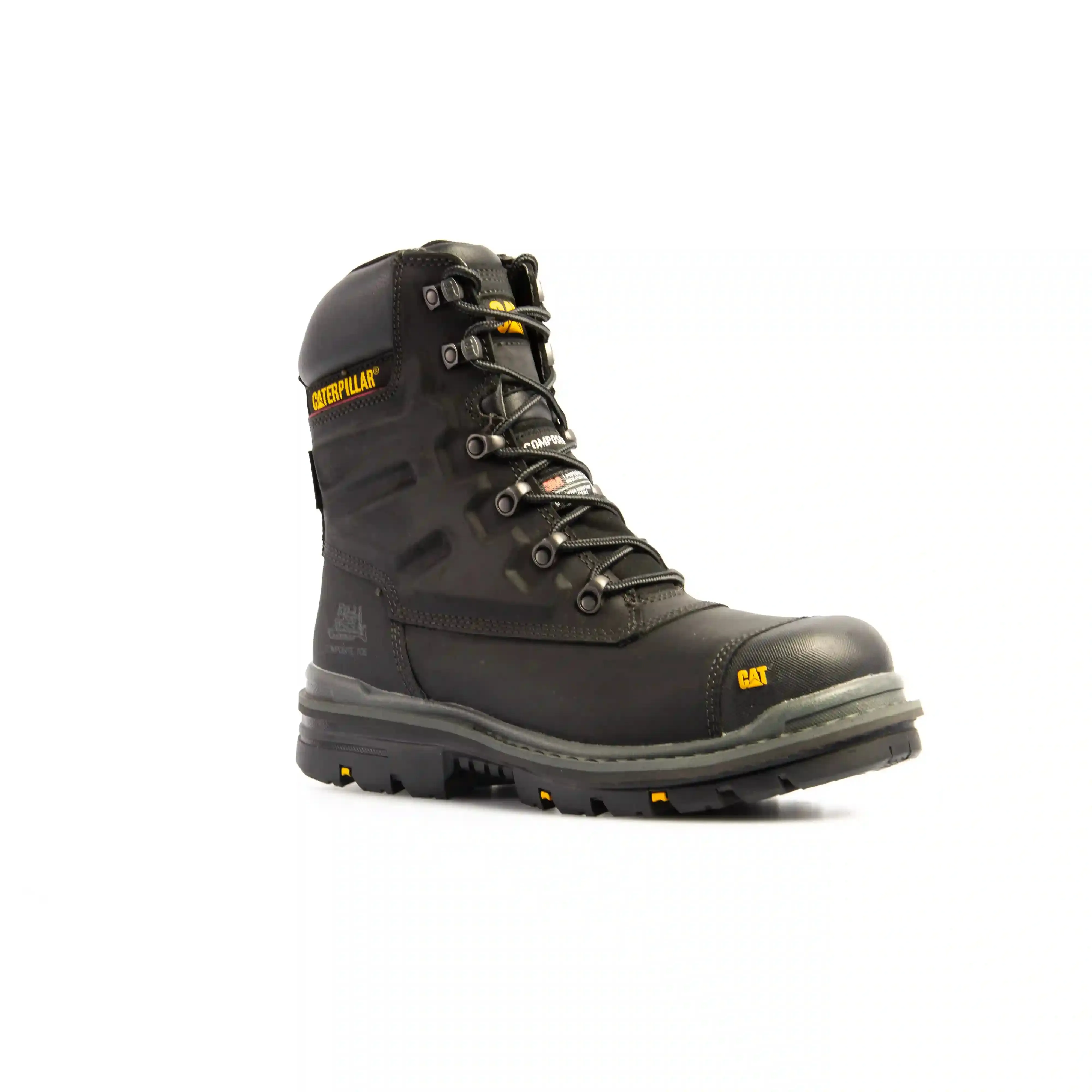 CAT 7064 S3/SRC/HRO Premier 8 Black Safety Boot