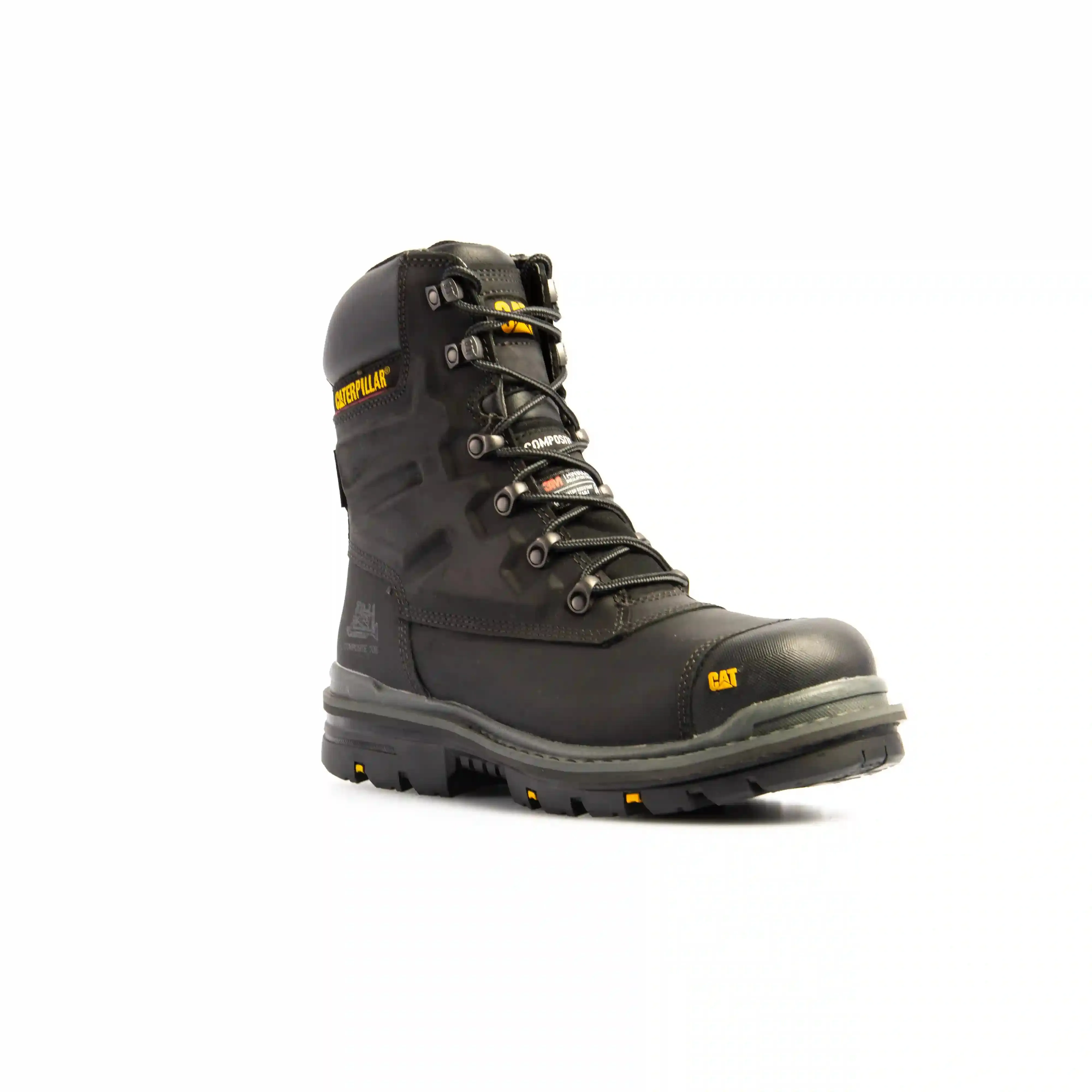 CAT 7064 S3/SRC/HRO Premier 8 Black Safety Boot