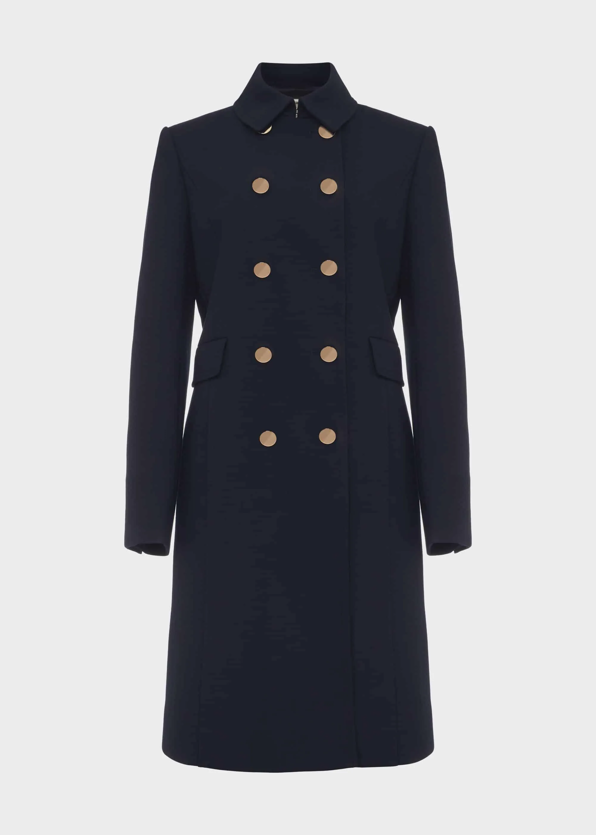 Cecelia Military Coat With Wool 